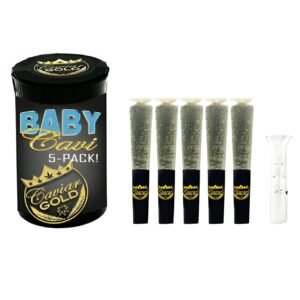 Baby Cavi | Monster Cookies | Infused Mini Pre-Rolls | 0.5g each | 5pk