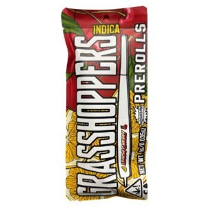 GRASSHOPPERS – INFUSED PREROLL – INDICA  1G