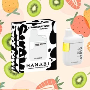 Hanabi – Strawberry Kiwi – Disposable Cart 1G Blended Diamond Sativa