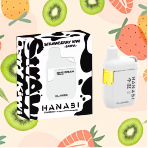 Hanabi - Strawberry Kiwi - Disposable Cart 1G Blended Diamond Sativa