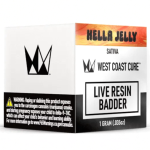 West Coast Cure - Hella Jelly Live Resin Badder 1g