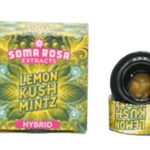 1g Lemon Kush Mintz Live Rosin – Soma Rosa
