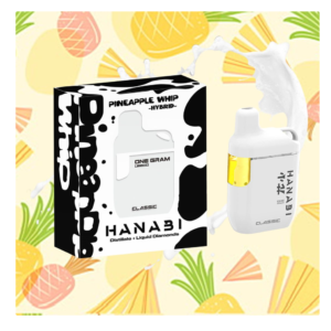 Hanabi AIO Vape Pineapple Whip 1g